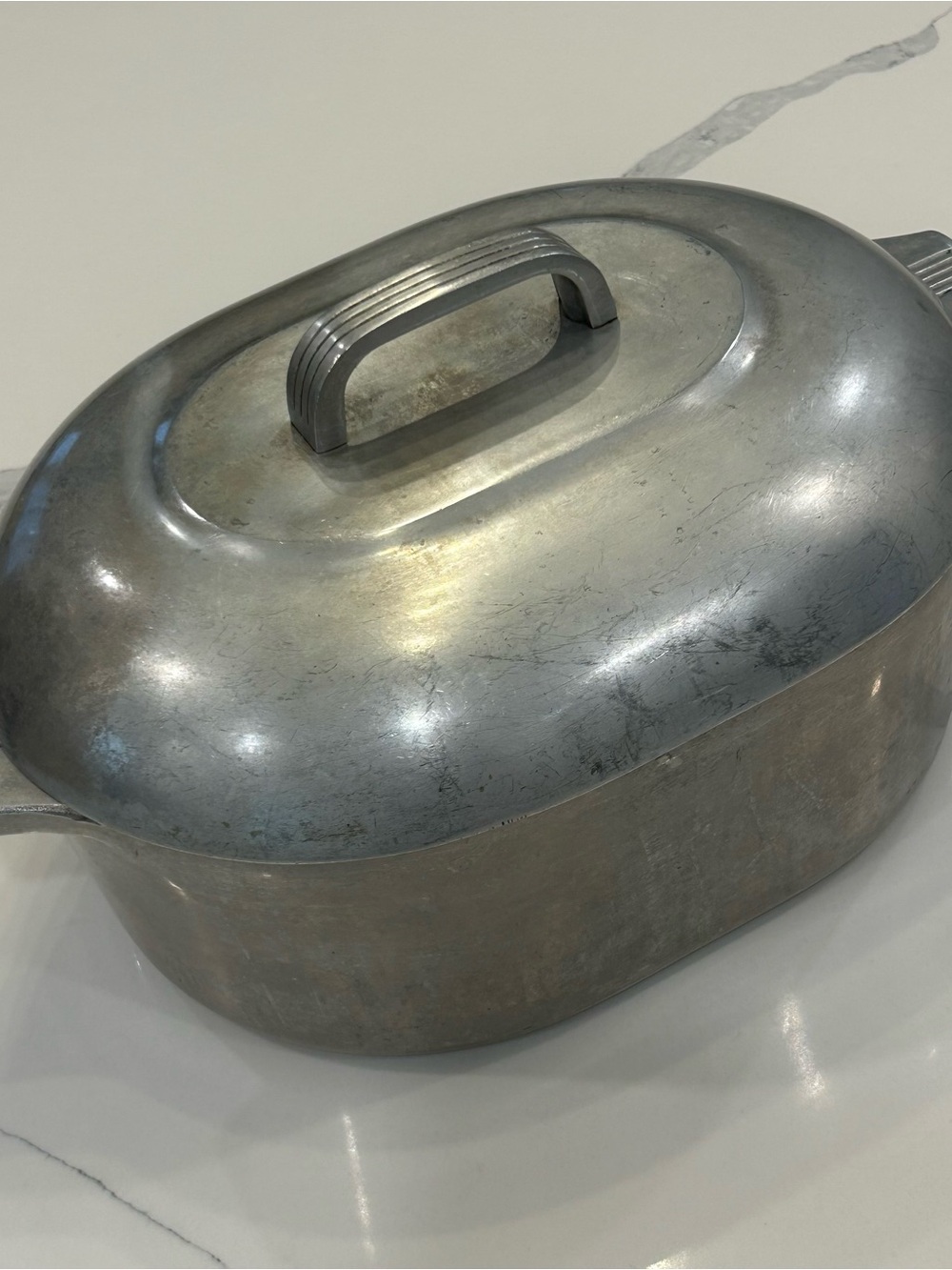 VTG Magnalite  Oval Dutch Oven USA Roaster 8 Qt. 4265 w/ lid 1970s